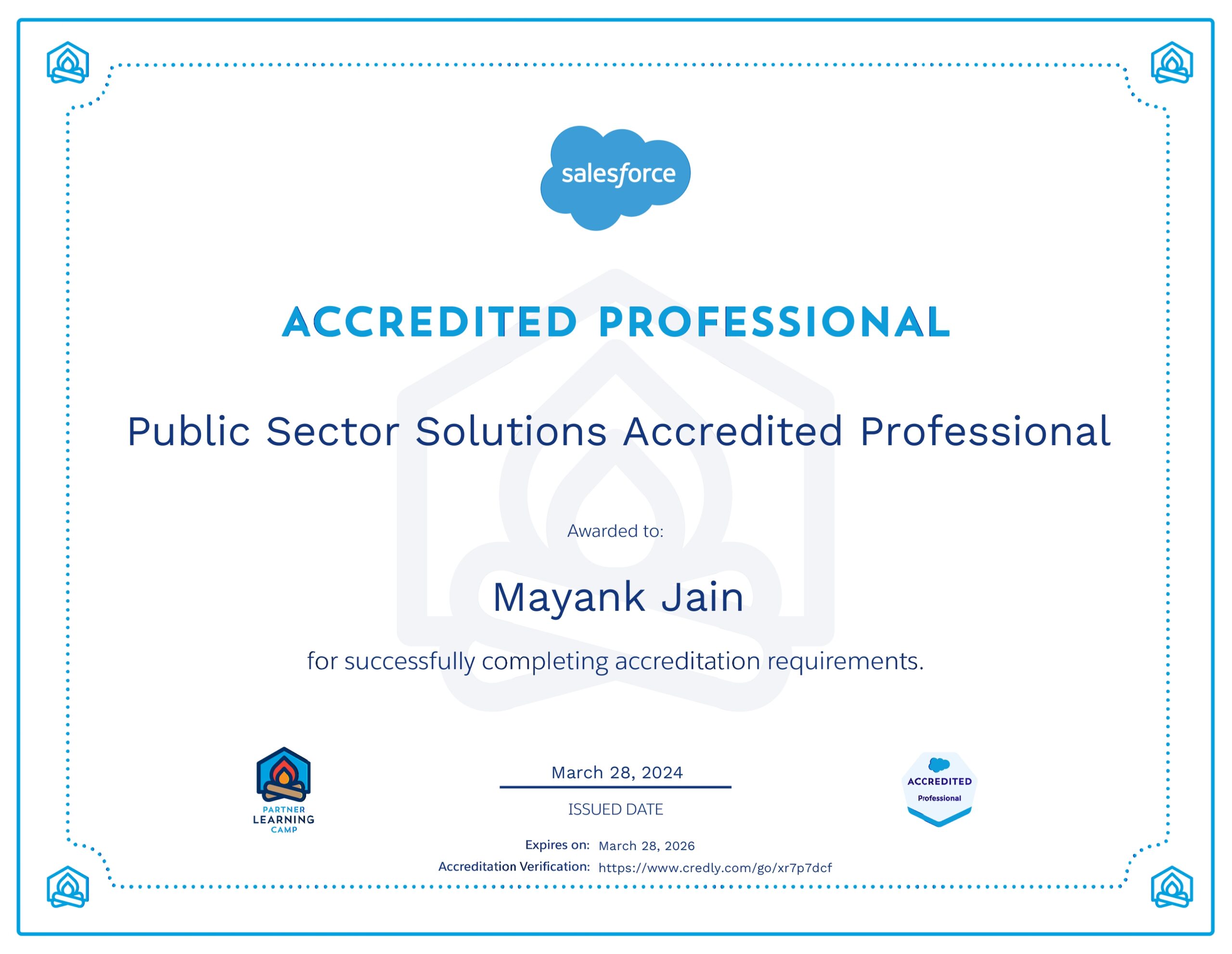 Salesforce Public Sector Solutions Accredited Professional(2024)